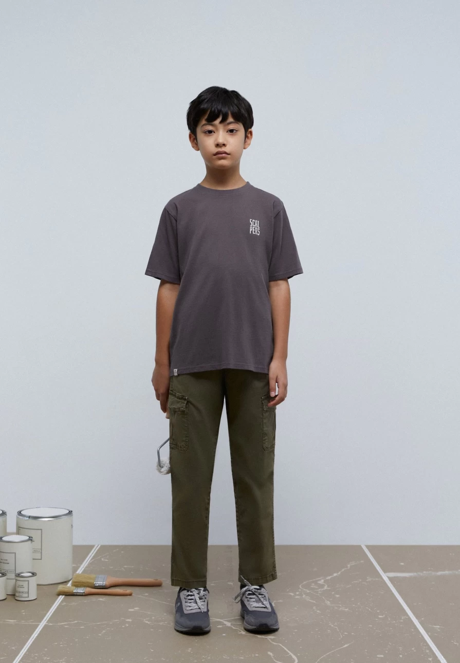 "ScalpersCompany Kids' Graphic Logo T-Shirt - Comfortable Cotton Tee for Boys & Girls"