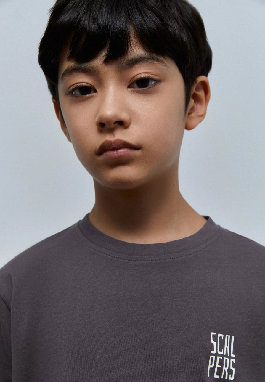 "ScalpersCompany Kids' Graphic Logo T-Shirt - Comfortable Cotton Tee for Boys & Girls"