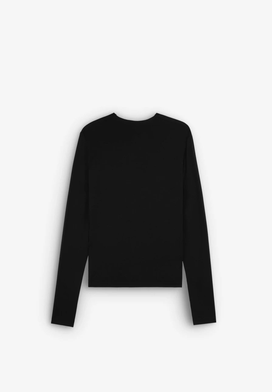 "ScalpersCompany Women's Black Night Tee - Stylish Comfort for Evening Wear"