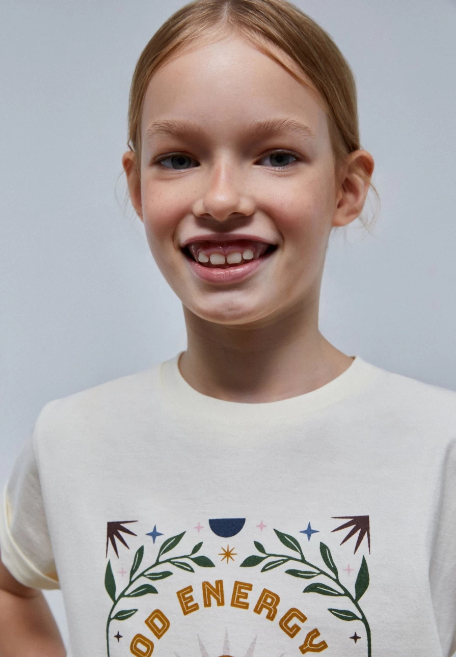 "Scalpers Company Kids Faded Print Graphic T-Shirt for Children"