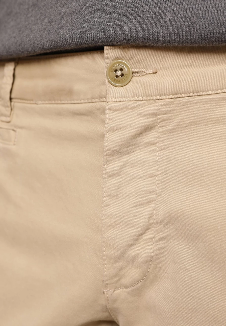"ScalpersCompany Men's Stone Dyed Cotton Chino Trousers for Men"