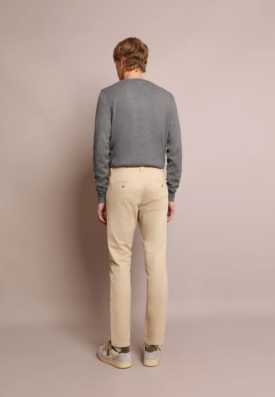 "ScalpersCompany Men's Stone Dyed Cotton Chino Trousers for Men"