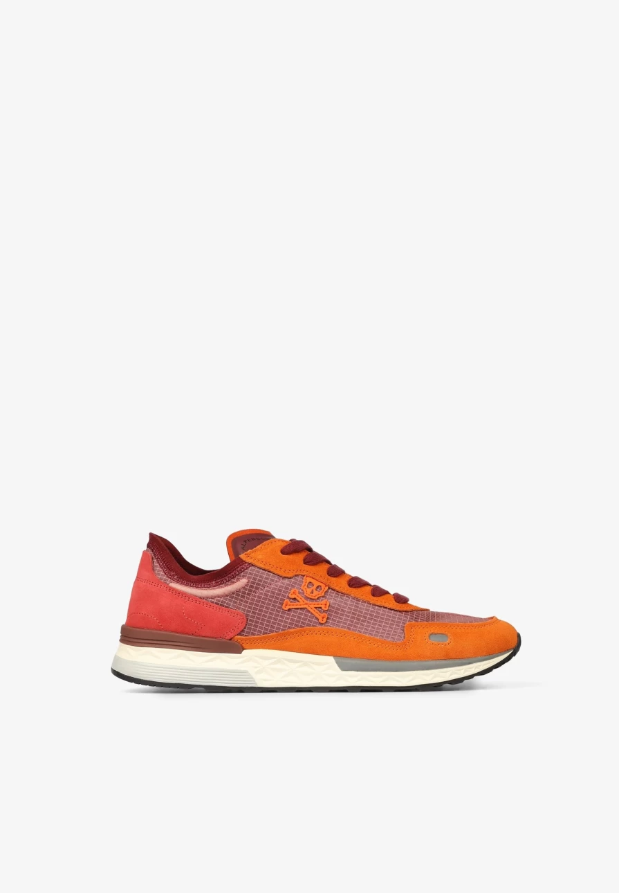 "ScalpersCompany Men's Skull Print Sneakers - Multicolor Design for Street Style"