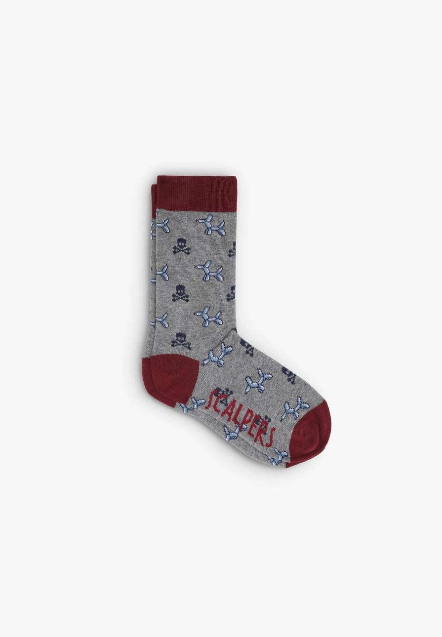 "ScalpersCompany Kids' Fun Patterned Socks - Colorful & Comfortable"