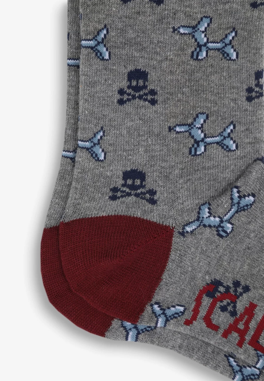 "ScalpersCompany Kids' Fun Patterned Socks - Colorful & Comfortable"
