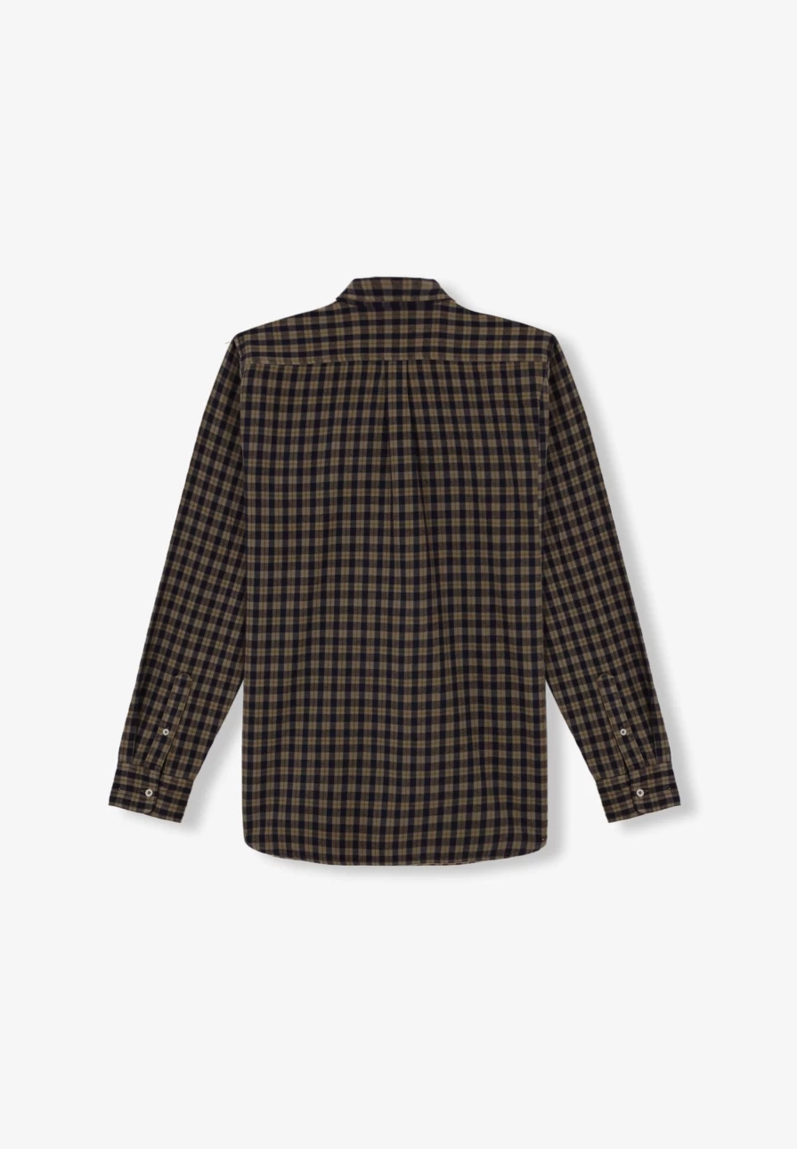 "ScalpersCompany Men's Tartan Check Button Down Shirt - Stylish Plaid Casual Wear"