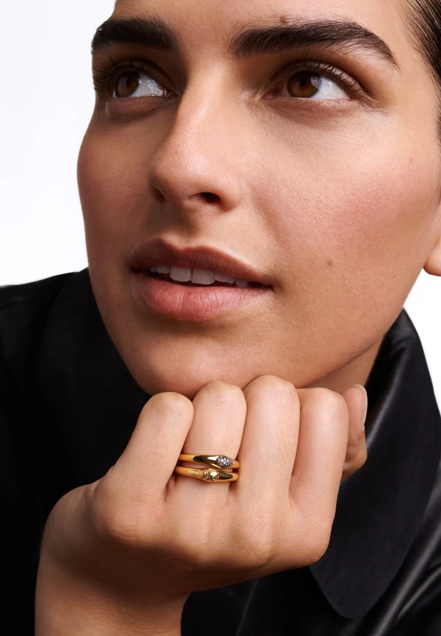 "Pdpaola X Scalperscompany Women's The Rocks Ring Set – Stylish & Elegant Jewelry"