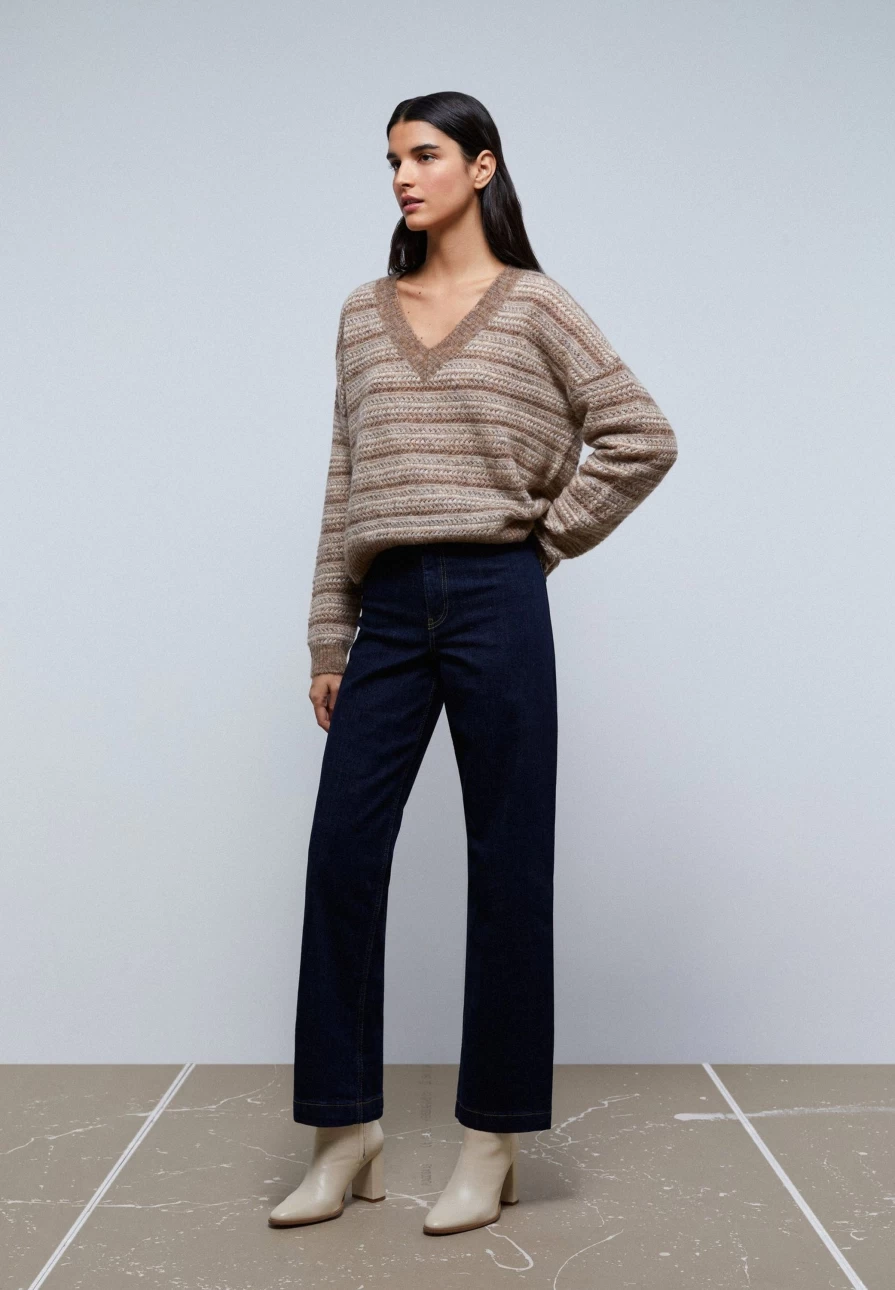 "Scalperscompany Women's High-Rise Wide-Leg Culotte Jeans for a Trendy Comfort Fit"
