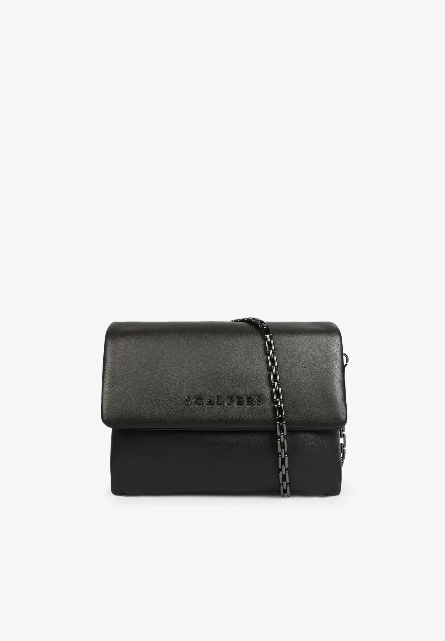 "ScalpersCompany Women's Genuine Leather Bag with Multiple Compartments - Stylish & Functional Handbag"