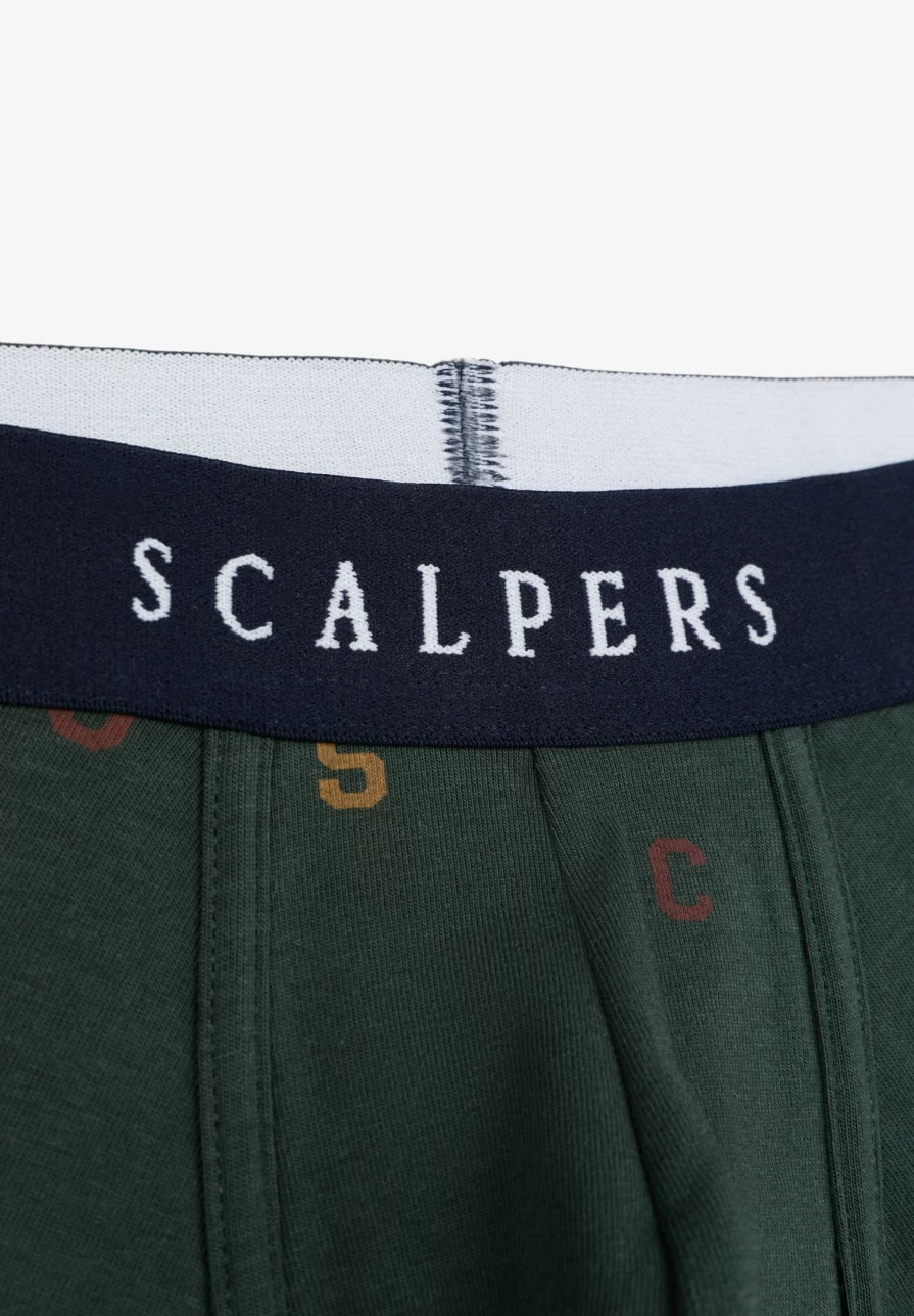 "ScalpersCompany Men's Skull Print Boxer Shorts - Edgy Style & Comfort"