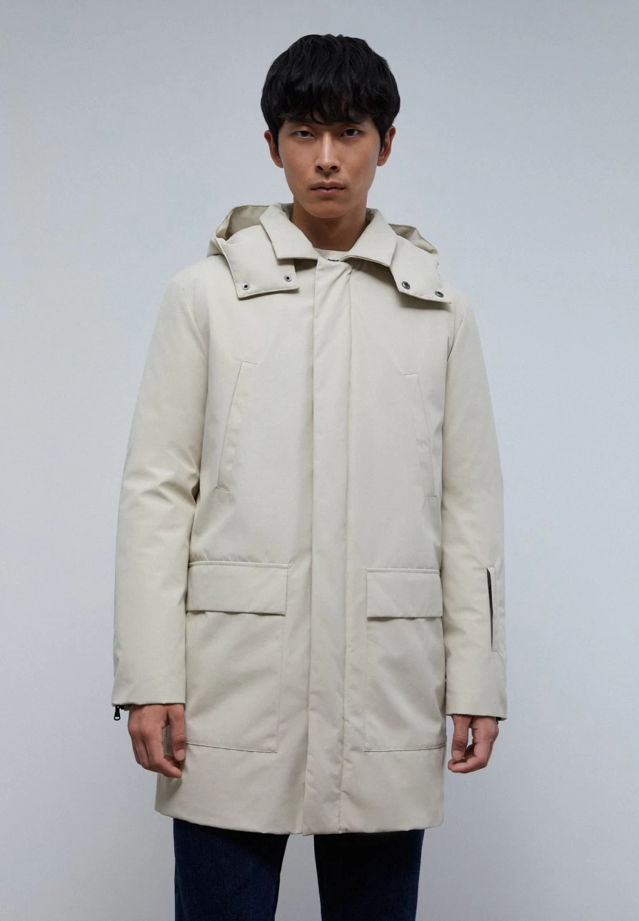 "ScalpersCompany Men's Quilted Parka Jacket – Stylish Winter Coat for Men"