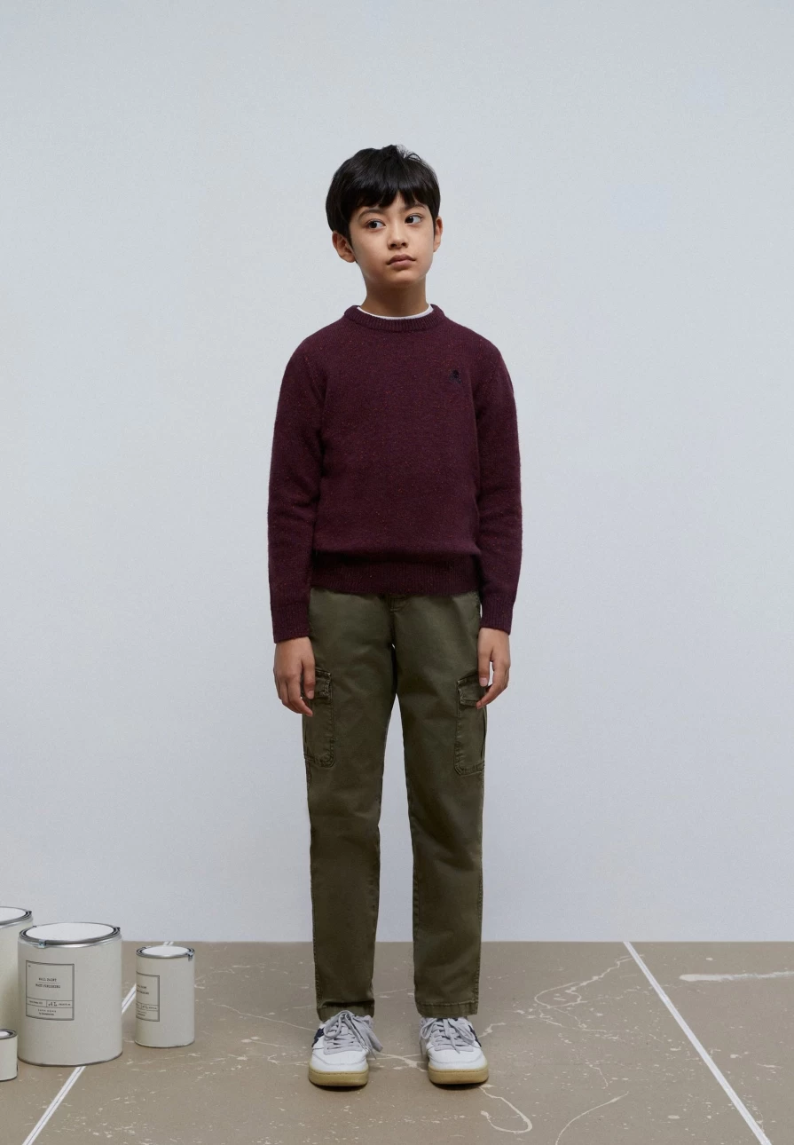 "ScalpersCompany Kids Flecked Sweater - Cozy Knit Pullover for Children"