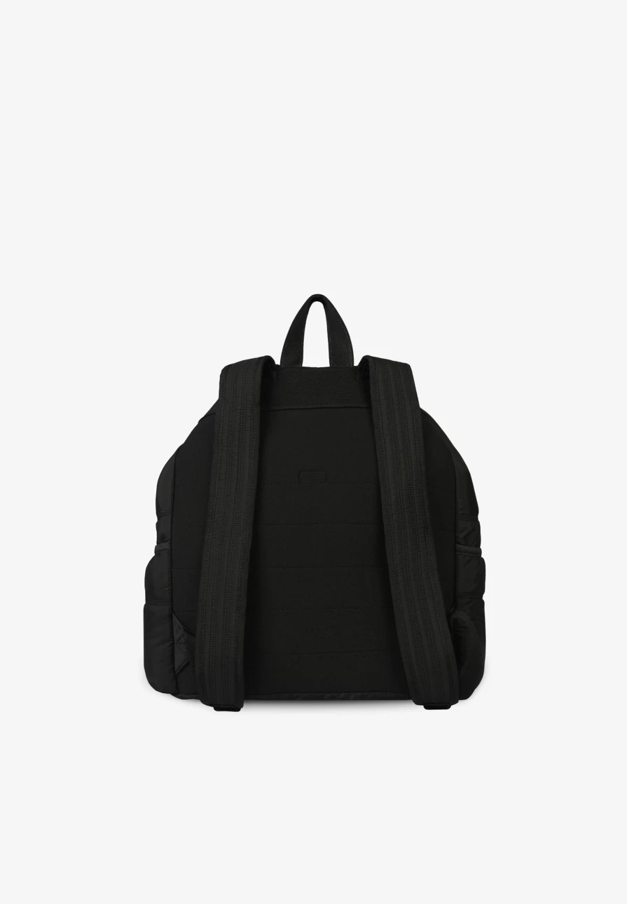 "ScalpersCompany Men's Black Quilted Backpack – Stylish & Durable Design"