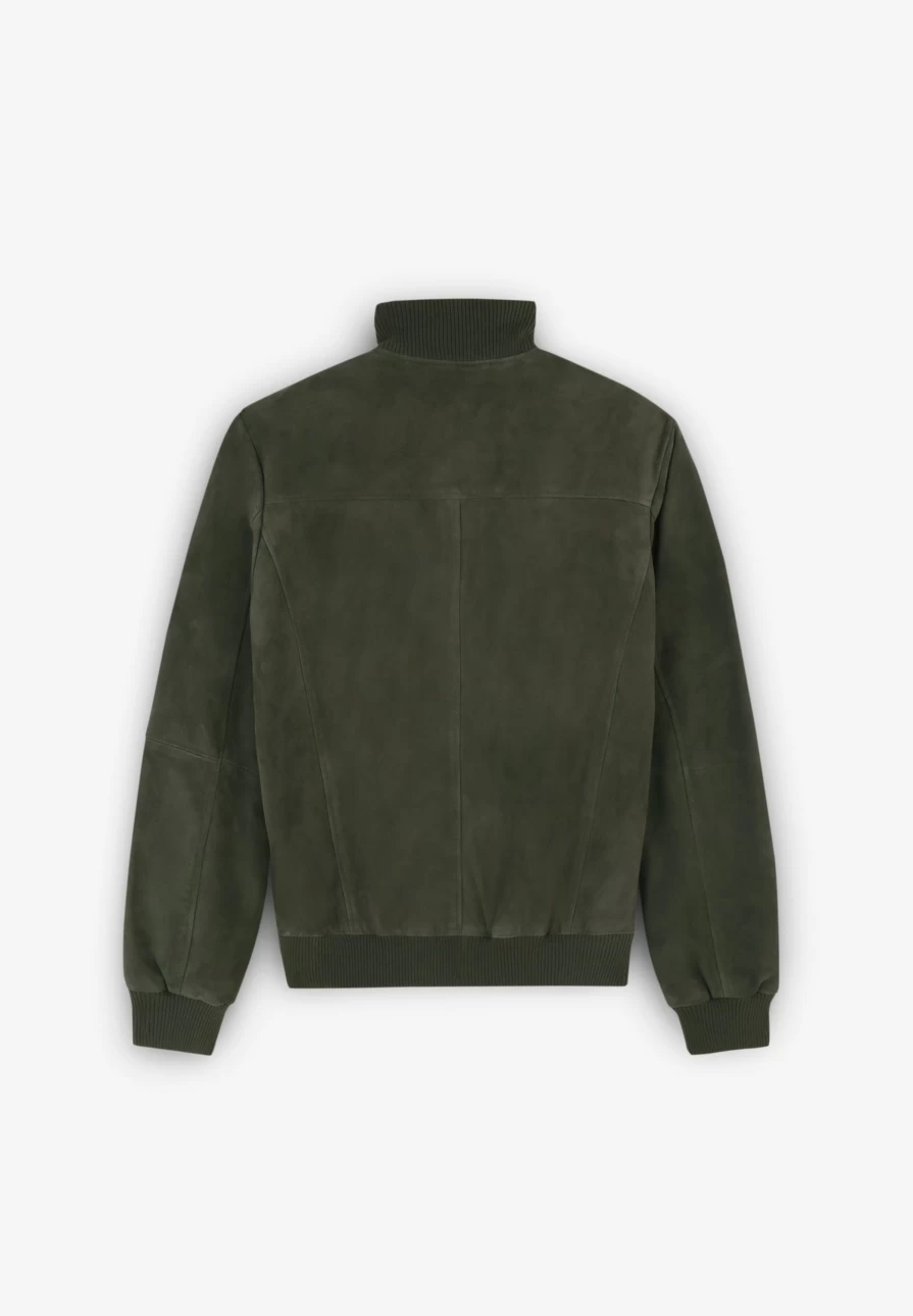 "Suede Bomber Jacket for Men | Premium Leather Jacket by Scalpers Company"
