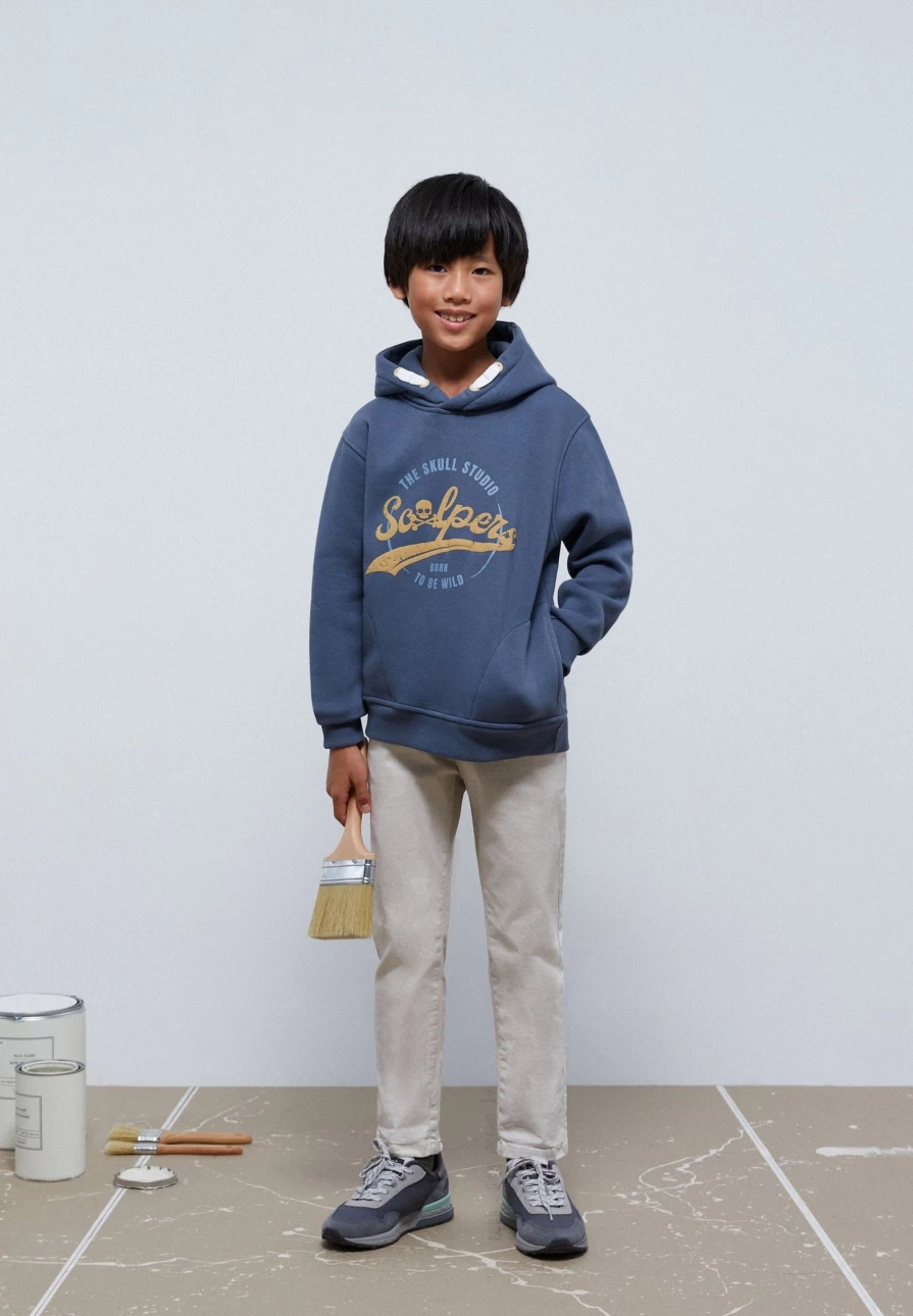 "ScalpersCompany Kids Hoodie - Stylish Front Print Pullover for Children"