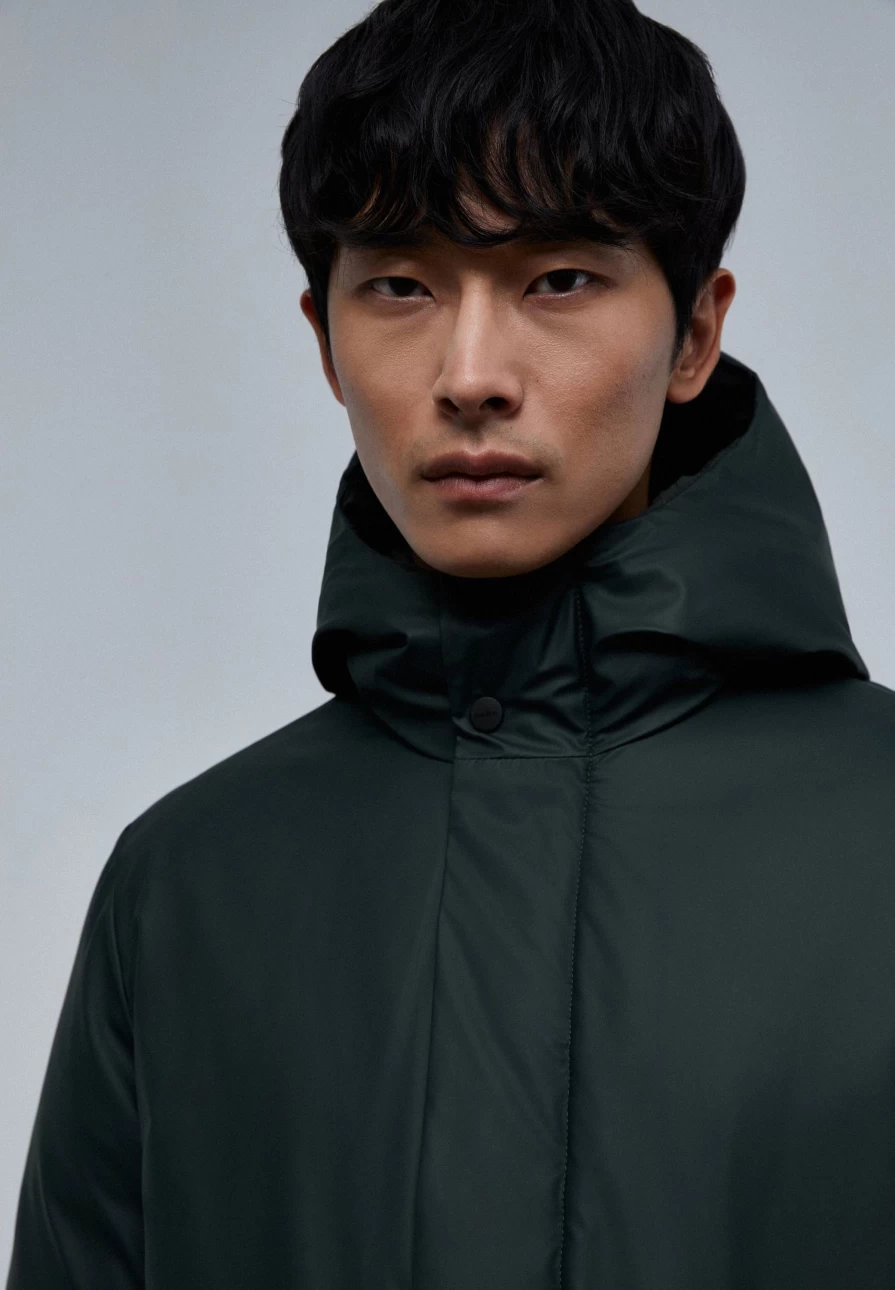 "ScalpersCompany Men's Waterproof Parka Jacket – Lightweight Windproof Outdoor Coat"