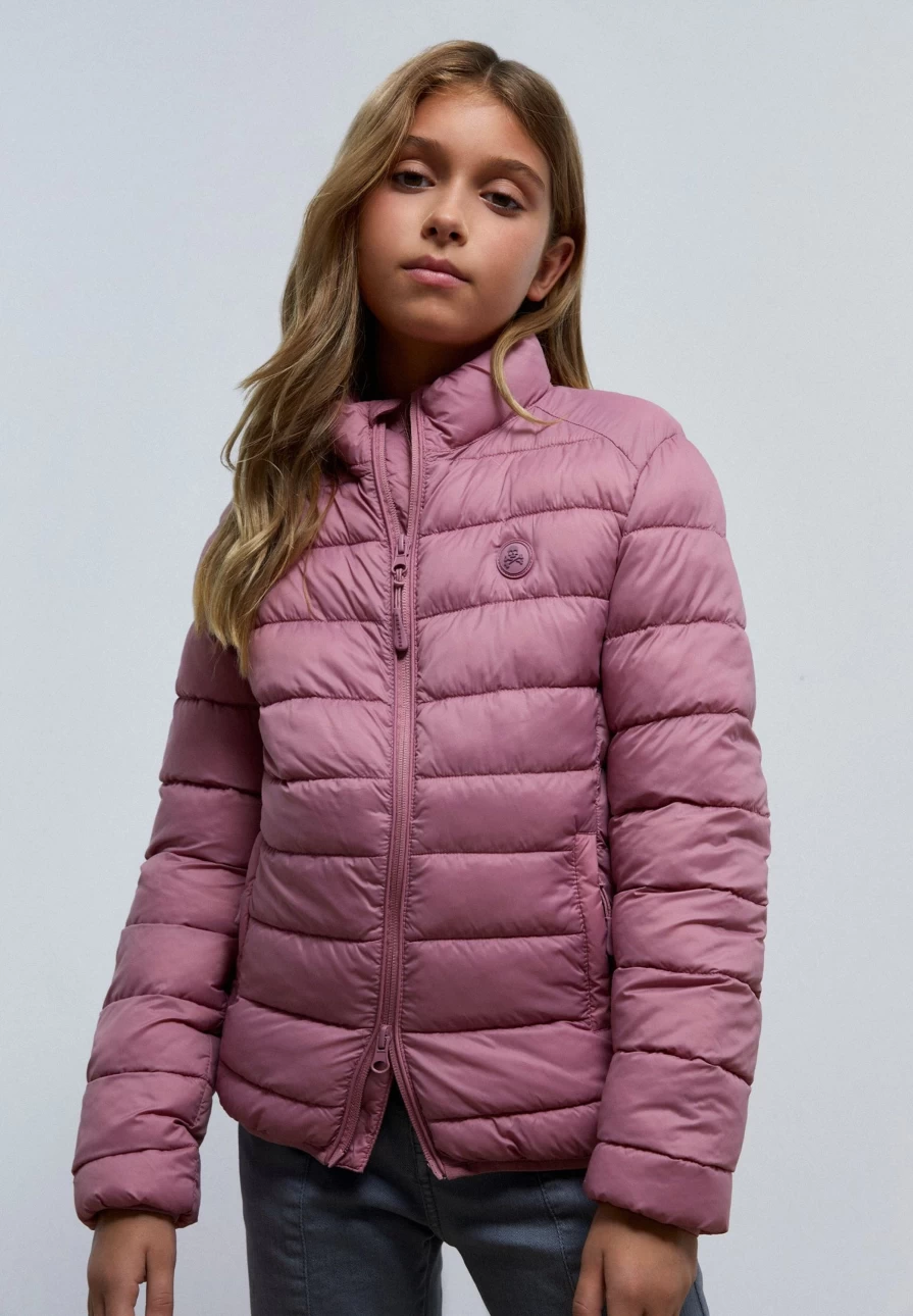 "ScalpersCompany Kids Quilted Jacket with Edgy Skull Design for Children"