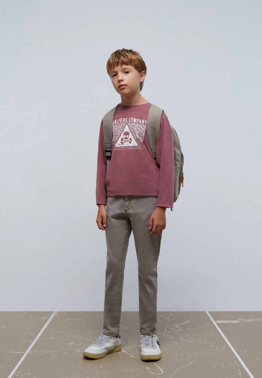 "ScalpersCompany Kids' Five-Pocket Comfortable Trousers for Active Children"