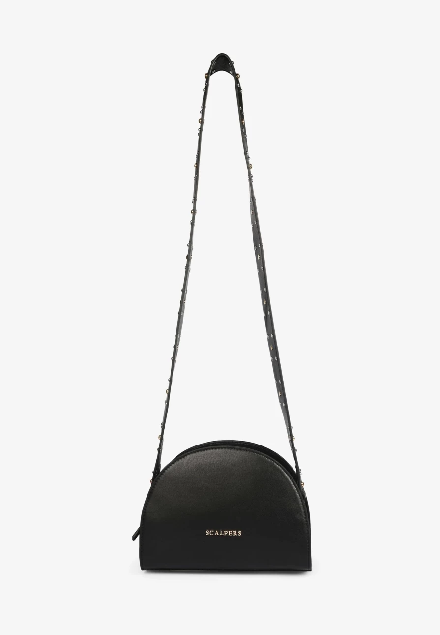 "ScalpersCompany Women's Stylish Half-Moon Leather Handbag - Premium Designer Purse for Ladies"