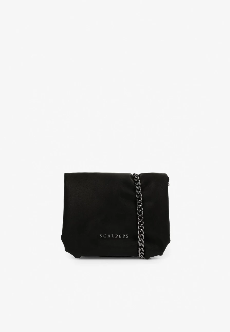 "ScalpersCompany Women's Stylish Bag with Chain Handle - Elegant Crossbody & Shoulder Purse"