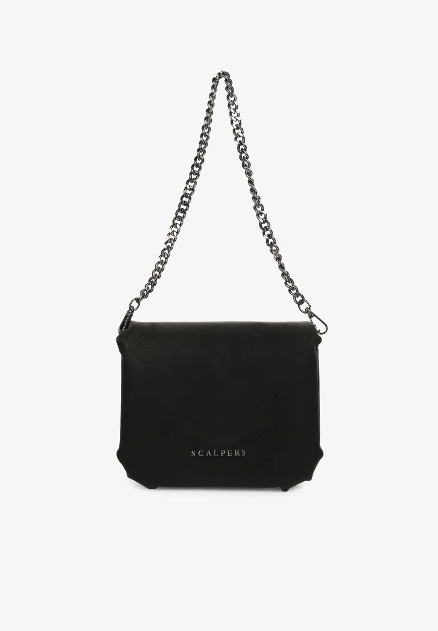 "ScalpersCompany Women's Stylish Bag with Chain Handle - Elegant Crossbody & Shoulder Purse"