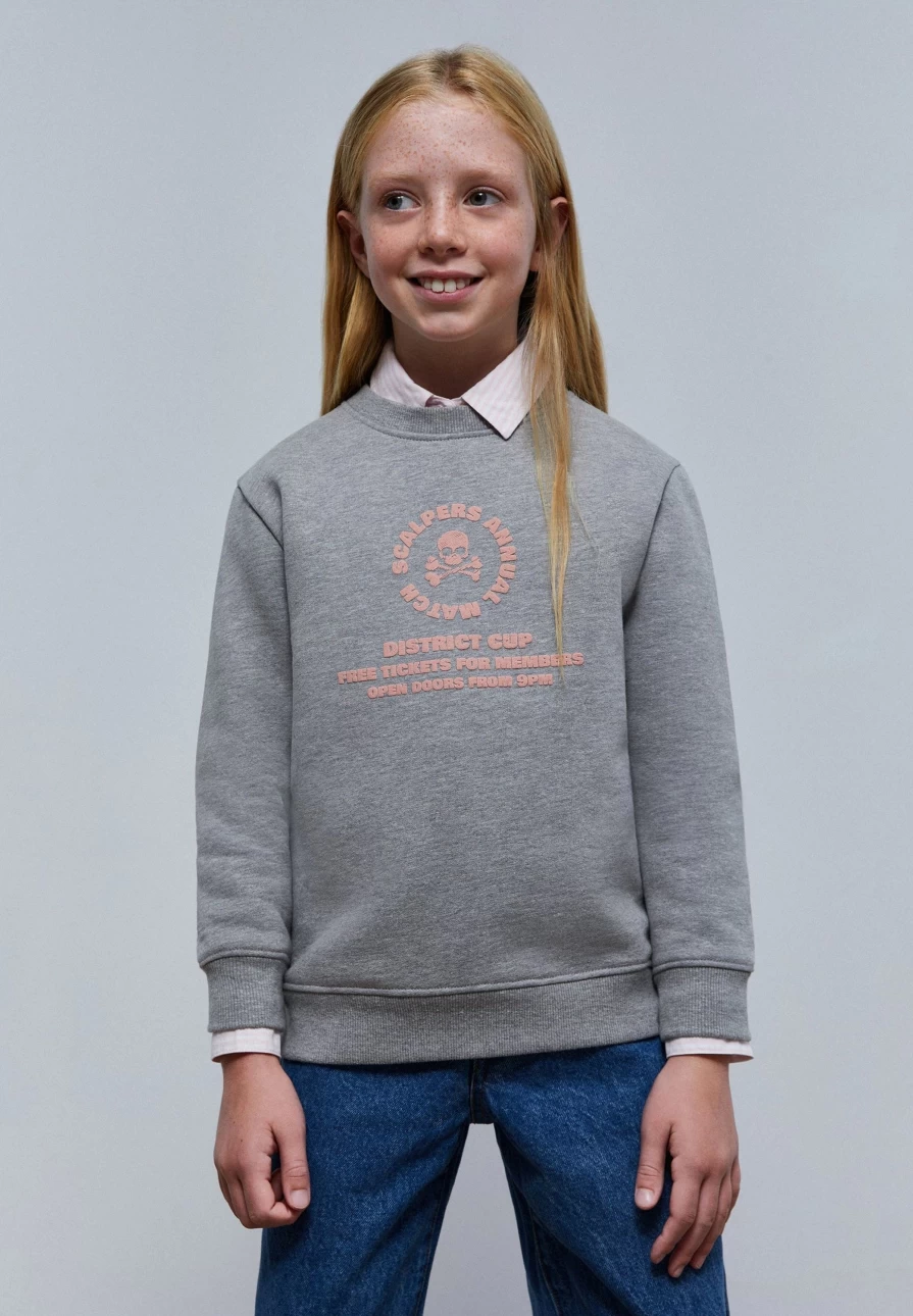 "Kids' Embroidered Sweatshirt | Premium Cotton Hoodie | ScalpersCompany"