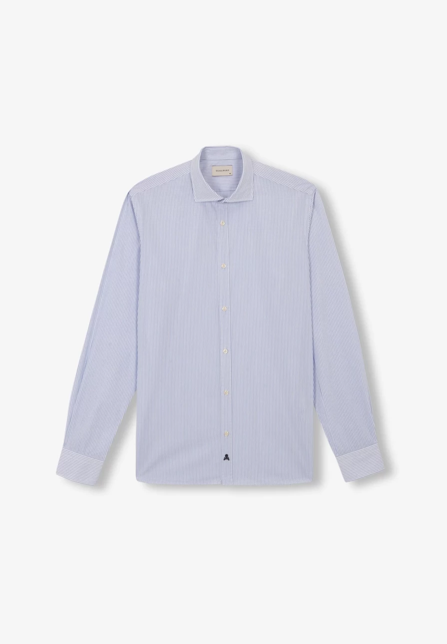"Slim Fit Striped Men's Shirt by ScalpersCompany – Stylish Casual Wear"