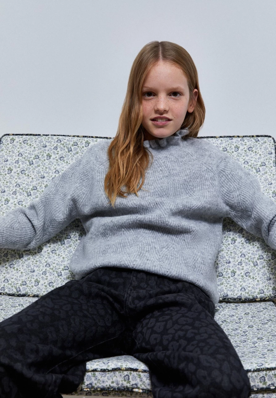 "ScalpersCompany Kids Animal Print Flared Jeans Culottes for Girls"