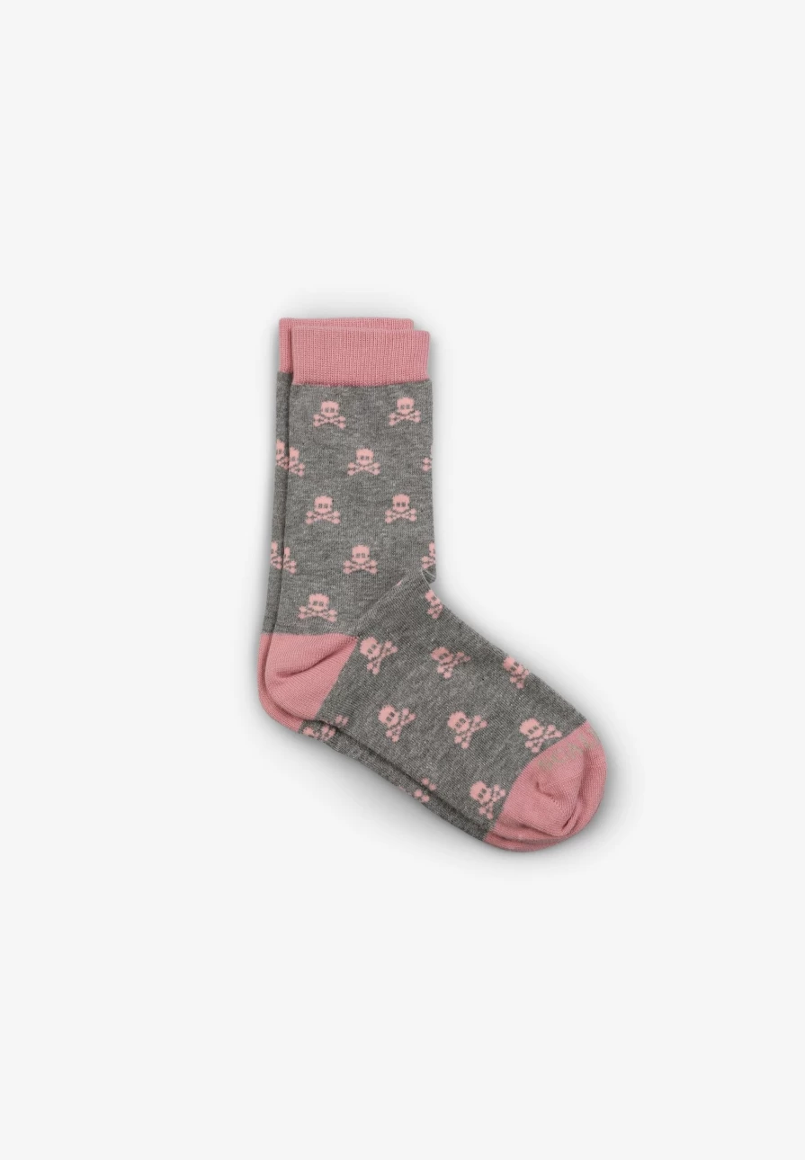 "ScalpersCompany Kids' Skull Print Socks - Fun & Comfortable All-Over Design"