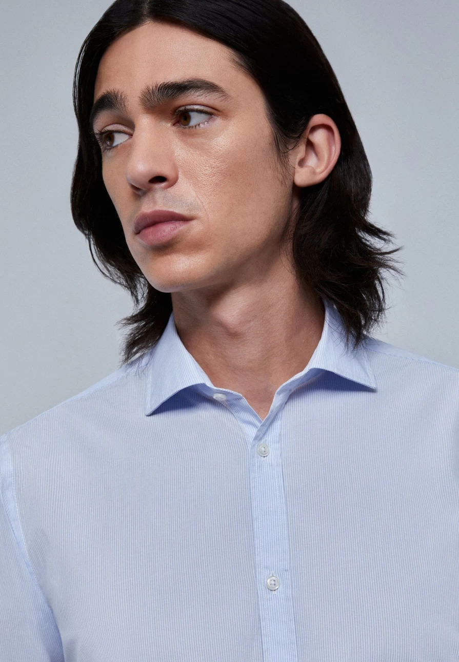 "ScalpersCompany Men's Classic Slim Fit Shirt – Premium Tailored Dress Shirt for Men"