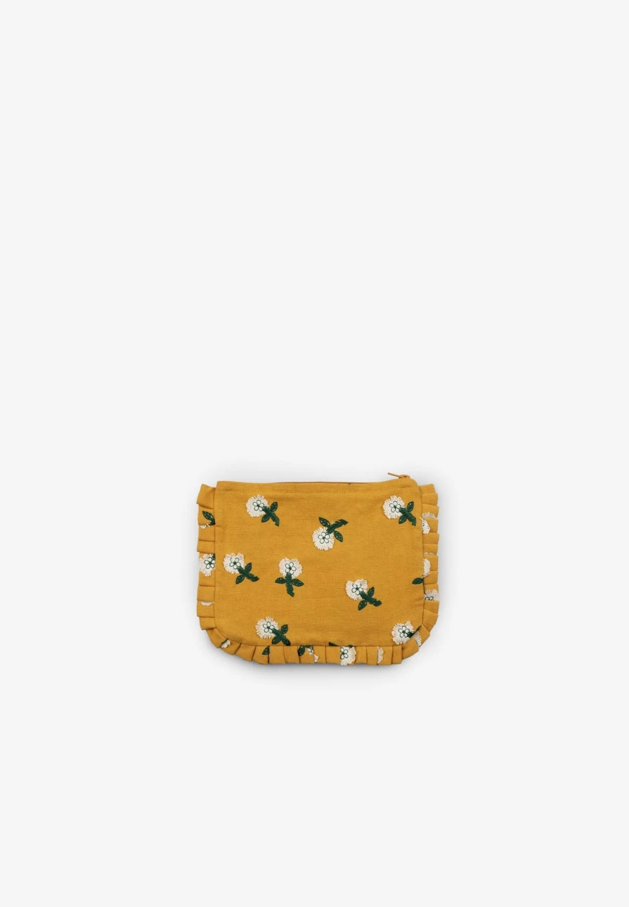 "ScalpersCompany Kids Floral Print Toiletry Bag - All-Over Flower Design Travel Pouch"