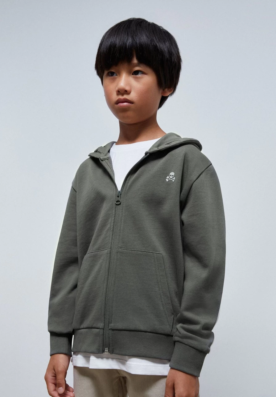 "ScalpersCompany Kids' Graphic Back Print Hoodie - Stylish & Comfortable Pullover"