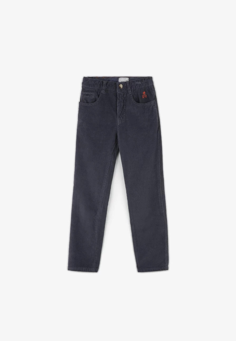 "ScalpersCompany Kids' 5-Pocket Comfortable Cotton Cargo Pants for Boys and Girls"