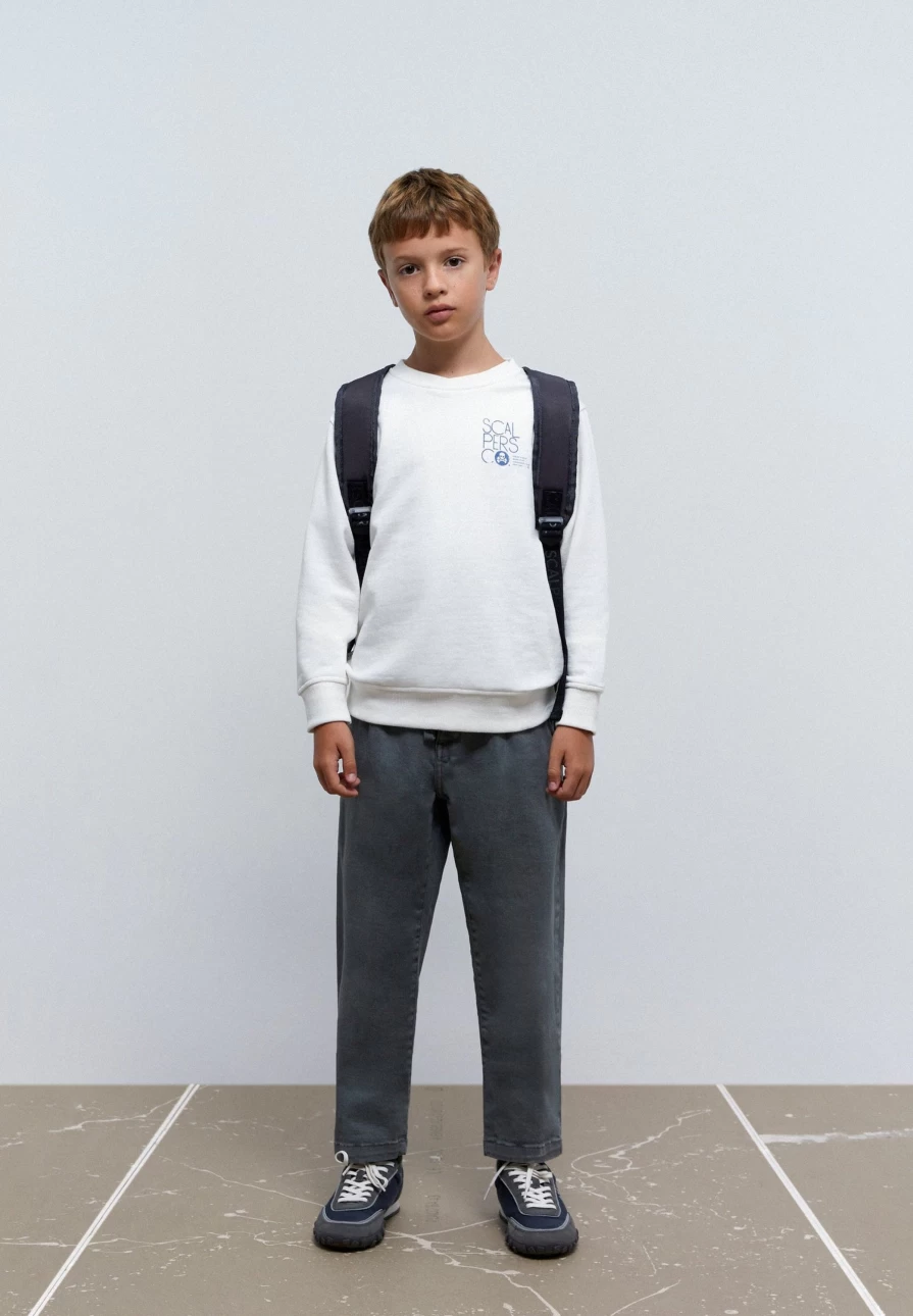 "Kids' Sweatshirt With Embroidered Back Patch | ScalpersCompany"