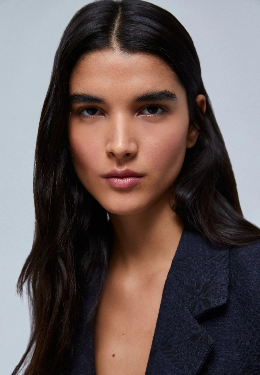 "Navy Women's Blazer with Sleeve Detail by ScalpersCompany"