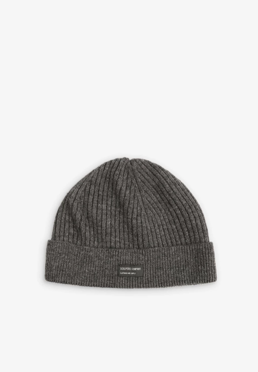 "ScalpersCompany Men's Ribbed Beanie Hat - Winter Knit Skull Cap for Men"