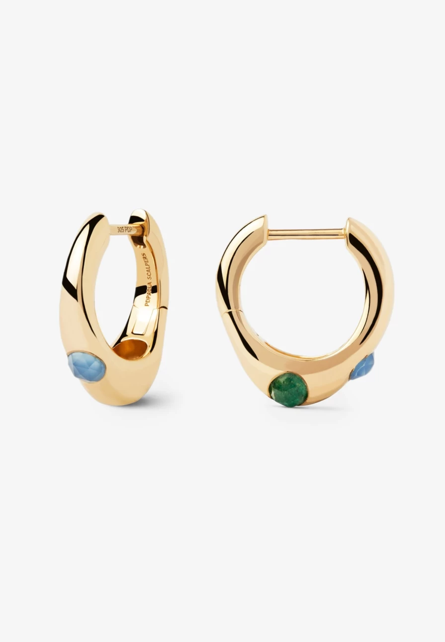 "Pdpaola X Scalpers Coral Hoops Earrings for Women | ScalpersCompany"