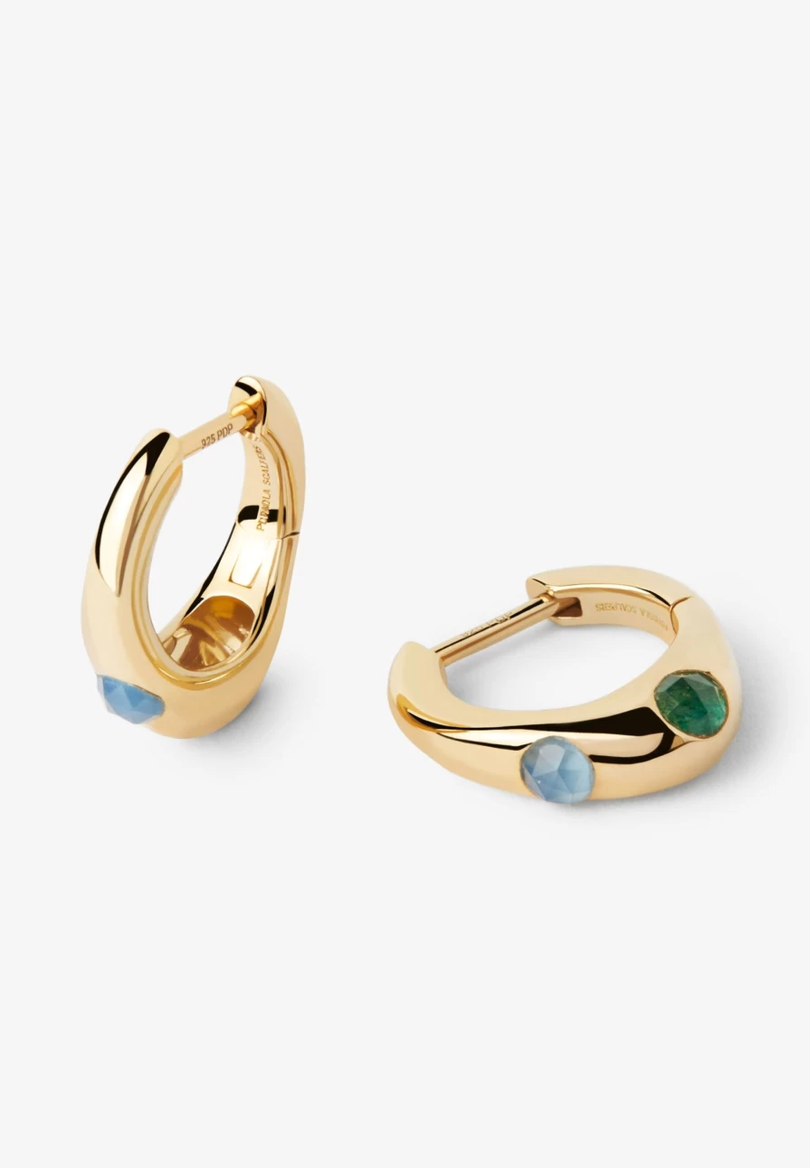 "Pdpaola X Scalpers Coral Hoops Earrings for Women | ScalpersCompany"