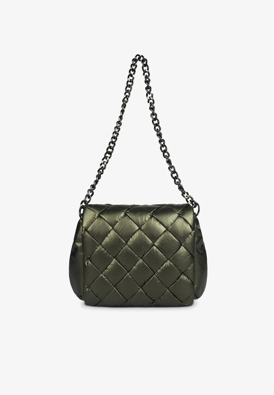"ScalpersCompany Women's Quilted Handbag with Adjustable Multi-Position Handle"