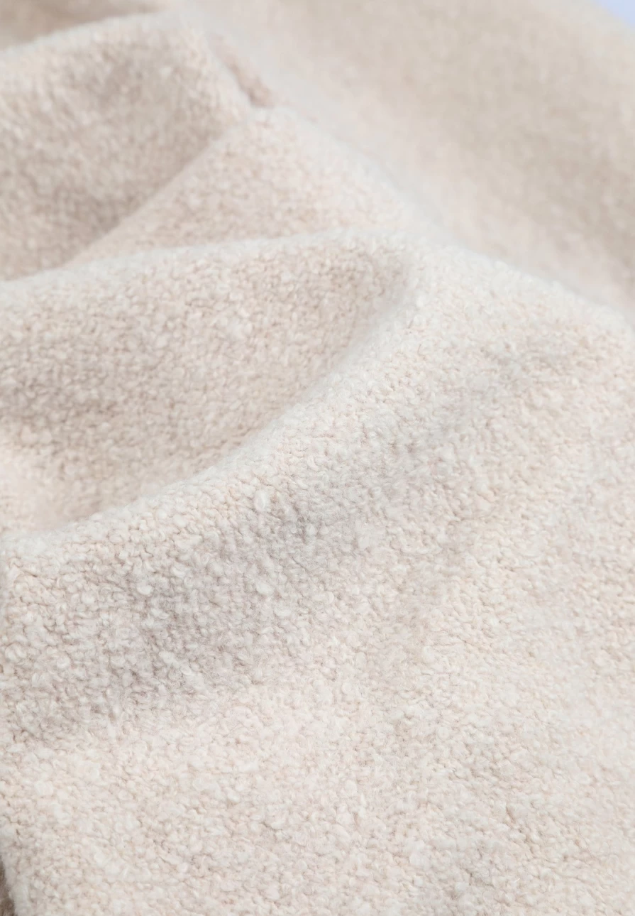 "Men's Beige Scarf With Trim Detail | Premium Winter Accessory by ScalpersCompany"
