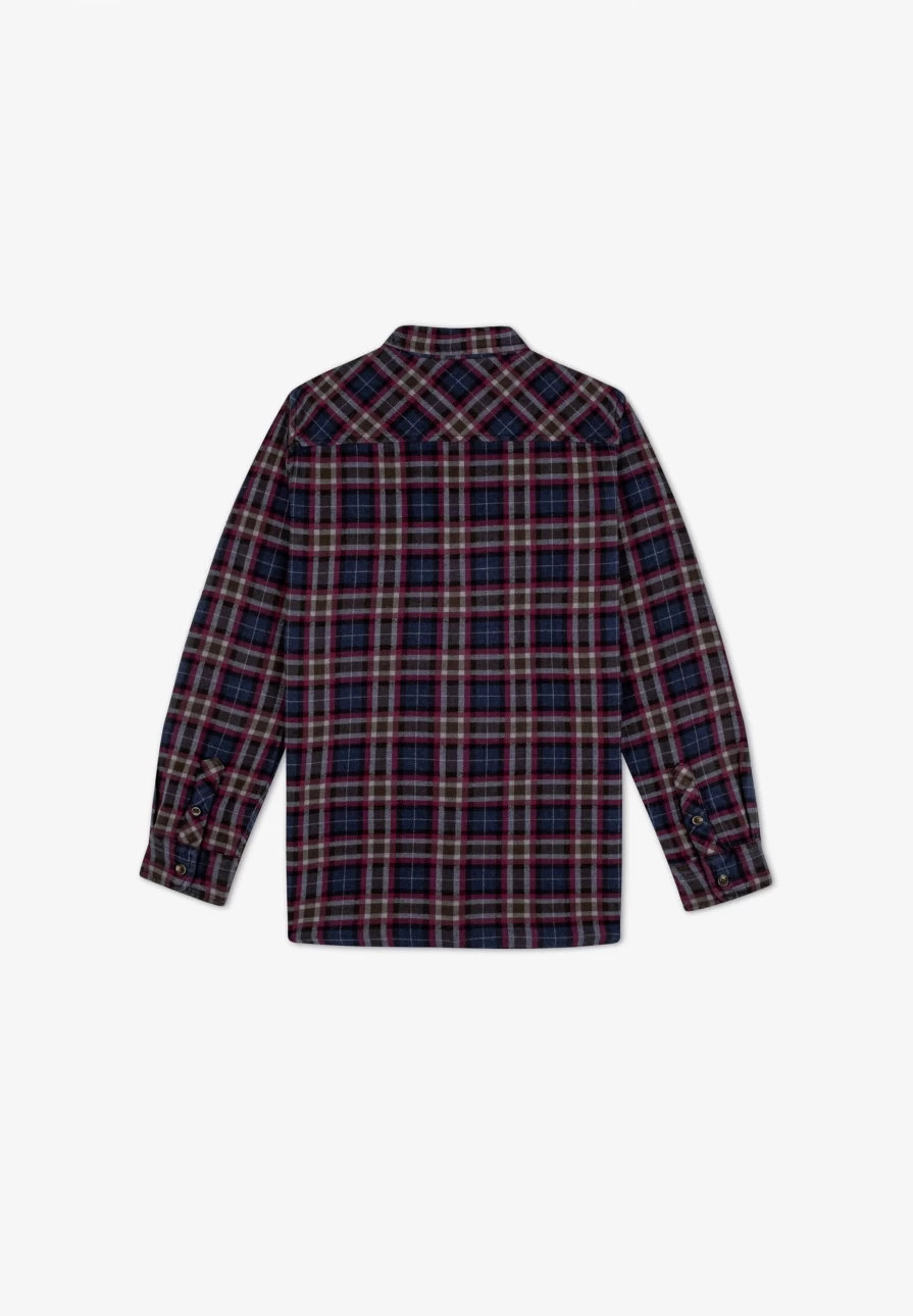 "ScalpersCompany Kids Plaid Check Shirt - Stylish & Comfortable Flannel Shirt for Children"