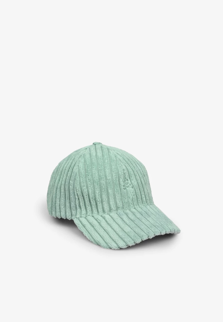 "ScalpersCompany Women's Skull Print Corduroy Cap | Stylish & Trendy"